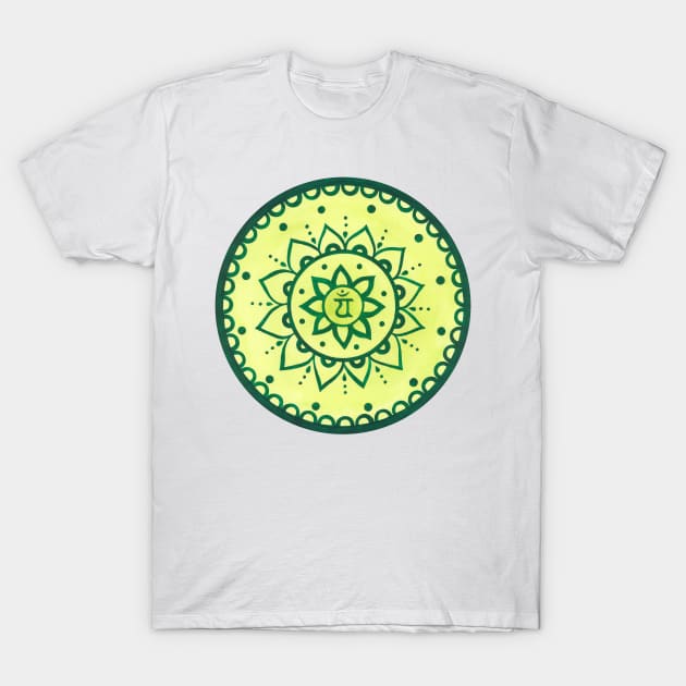 Mandala heart chakra T-Shirt by Kunst und Kreatives